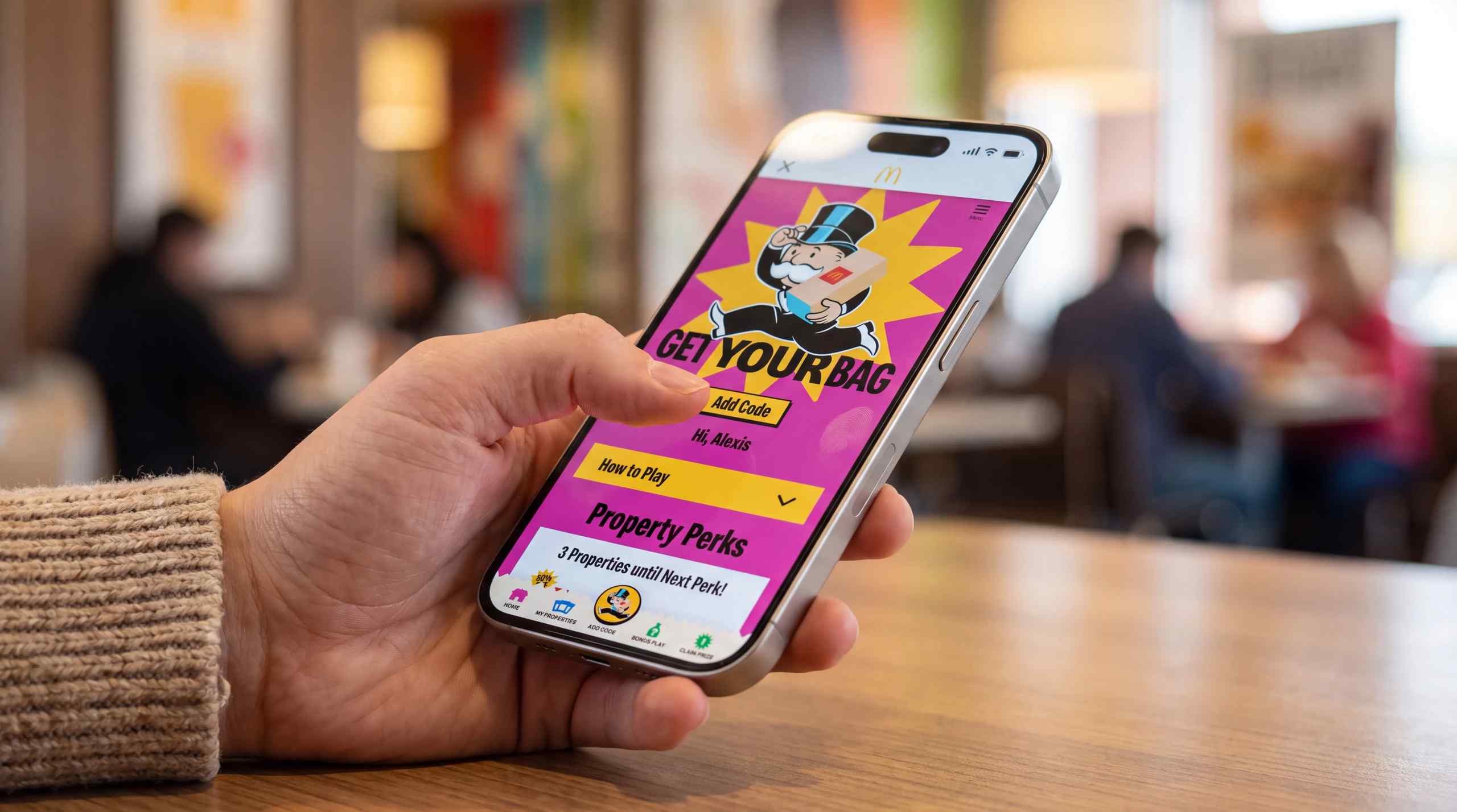 McDonald's Monopoly smartphone game